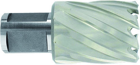 HSS Kernbohrer Ø15x60x30 mm Kurzserie Weldonschaft Ø19 mm Blank Unbeschichtet