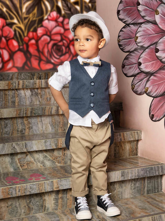 Dolce Bambini Βαπτιστικό Κοστούμι Γιλέκο Αγόρι 6τμχ 8715