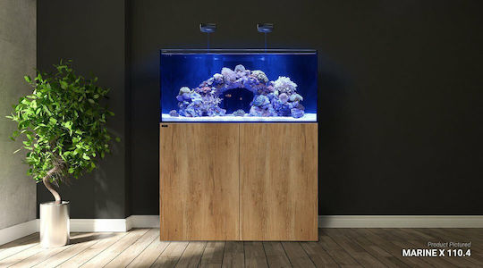 Waterbox Aquariums Marine X 90.3 Fish Aquarium with Base Cabinet, Filter and