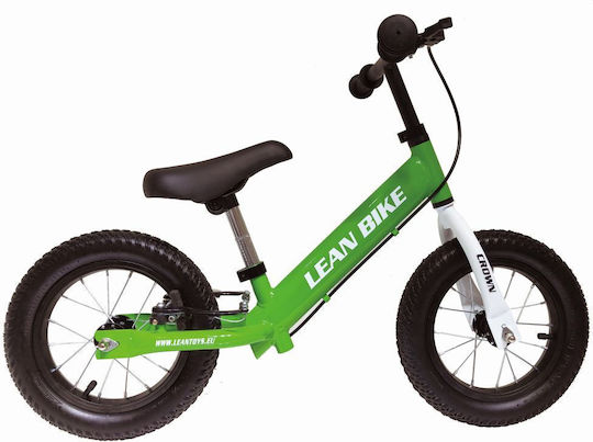 Lean Toys Kids Balance Bike Green