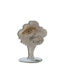 Copac Decorativ din Sticlă Kallisti 12x7cm Alb Auriu