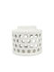 Keramik-Raumduft-Wachsbrenner "Glow White" Duftchips Mattweiß 13x13x11 850174
