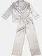 Rock Club Winter Women's Pajama Set Gray
