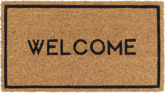 Atmosphera Doormat From Coconut Tree Welcome Brown 33x60cm