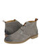 Suede Herrenstiefel Chukka Grau