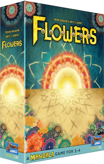 Brettspiel Flowers A Mandala Game für 2-4 Spieler 10+ Jahre (EN) Lookout Games