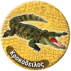 Round Magnet Animals 5 Crocodile