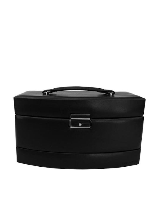 Davidts Κουτί Κοσμημάτων Μεταλλικό Μαύρο 28x17.5x15cm