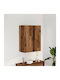 Wand Wohnzimmer Nische aus Spanplatte Braune 69.5x34x90cm