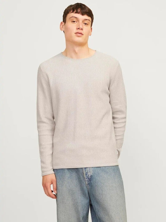 Jack & Jones Long Sleeve Ecru Sweater