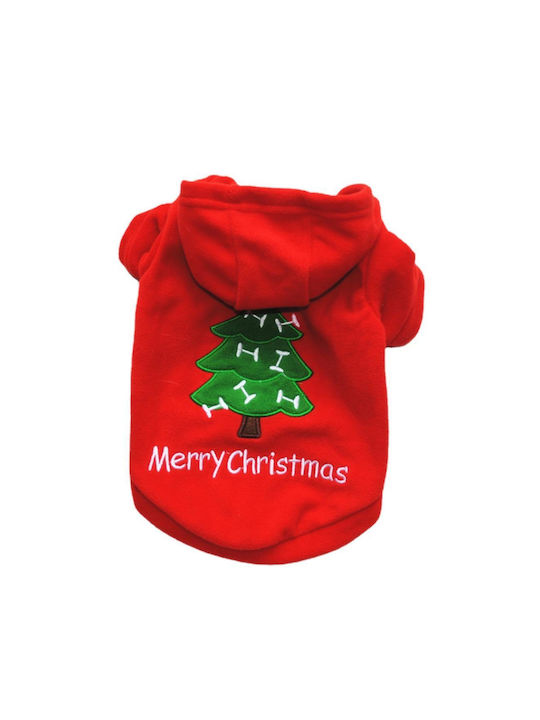 Animal Fleece Hundeshirt in Rot Farbe