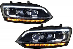 Μπροστινά Φανάρια Set Vw Polo 6r/6c 09-17 Drl Passat Matrix Look & Dynamic Φλας Full Led Μοτέρ Μπροστινά Φανάρια Set Vw Polo 6r/6c 09-17 Drl Passat Matrix Look & Dynamic Φλας Full Led Μοτέρ