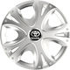 Versaco Car Hubcap Set Dynamic with Toyota Emblem 15" 4pcs Silver