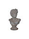 Artekko Zement Dekorativer Grauer Büste Magnesium 50x32x78 cm
