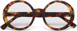 Okkia Laura Lesebrillen +2.00 in Braun Farbe