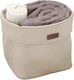 Cutie din material textil Ego Ecru L 28x28x23cm