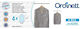 Plastic Garment Covers 4 Pcs 62x95cm