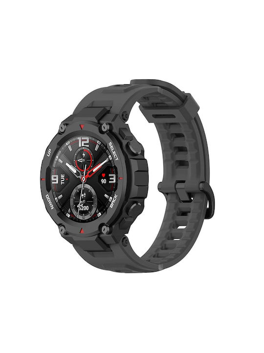 Techsuit Λουράκι Σιλικόνης Γκρι (Amazfit T-Rex)