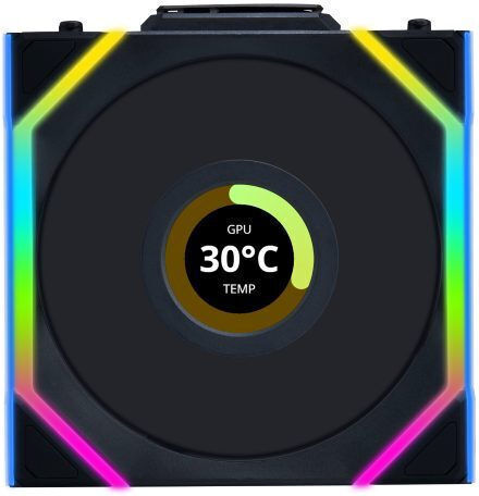 Lian Li UNIFAN SL Wireless LCD Case Fan 120mm (1900rpm / 58.08cfm) με RGB Φωτισμό