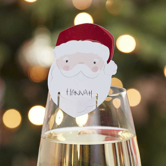 Ginger Ray Santa Claus Glass 12 Pieces Ginger Ray Santa Claus Glass 12 Pieces