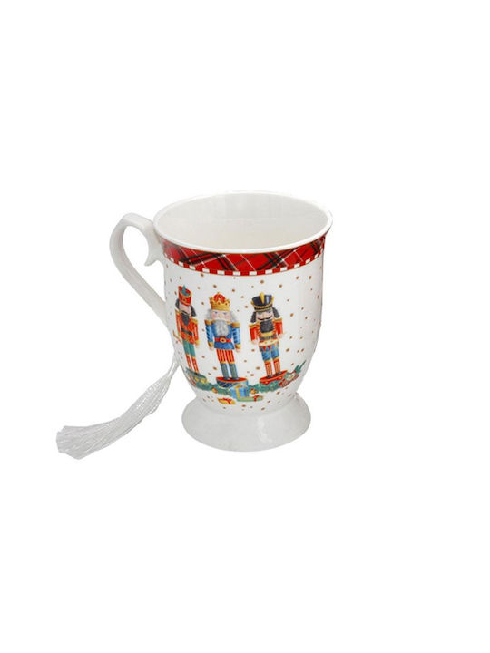 Fylliana Christmas Mug Ceramic White L12xW11cm.