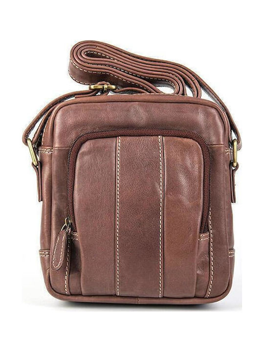 Leather Creations XK Дамска Мъжка Чанта За Рамо...