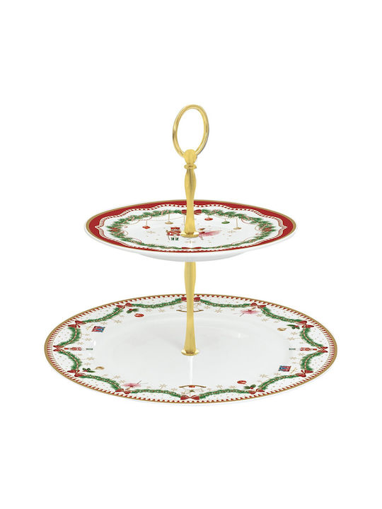 Marva Christmas Dessert Tower Stands Porcelain