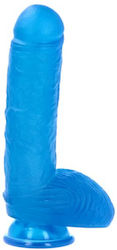 Toyz4lovers Ulisse Реалистично дилдо с Топки и Вендуза Син 22.5см