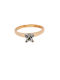 Kosmima1 Damen Ring mit Zirkonia aus Gold 14K