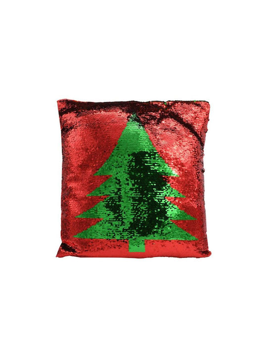 Fylliana Christmas Decorative Pillow Square Red 40x40cm