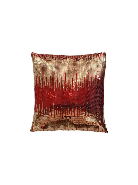 Fylliana Christmas Decorative Pillow Square Red 45x45cm