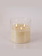 Eurolamp Christmas Glass Battery Candle 15x15cm 147-15134