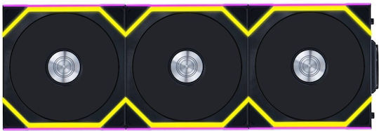 Lian Li UNIFAN SL Wireless Reverse Blade Case Fan 120mm (2000rpm / 64cfm) with RGB Lighting 3pcs