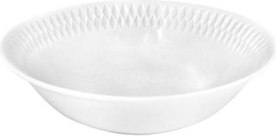 Oriana Ferelli Serving Bowl Round made of Porcelain White with Diameter 23cm 2pcs