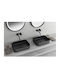 Isvea Countertop Sink Porcelain 50x36cm Anthracite
