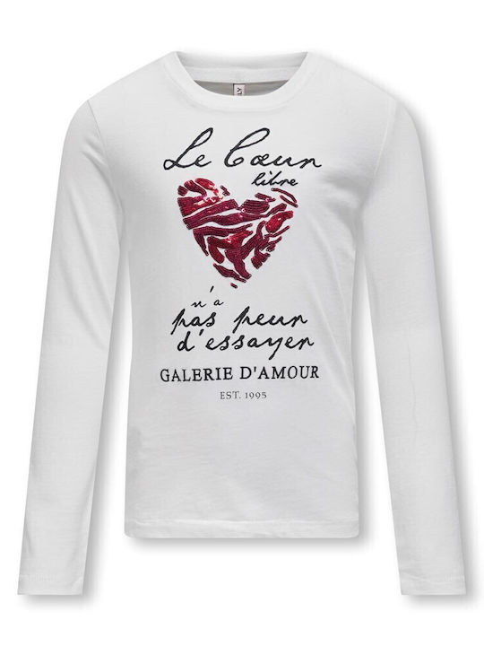 Kids Only Kids Long-Sleeved White Top