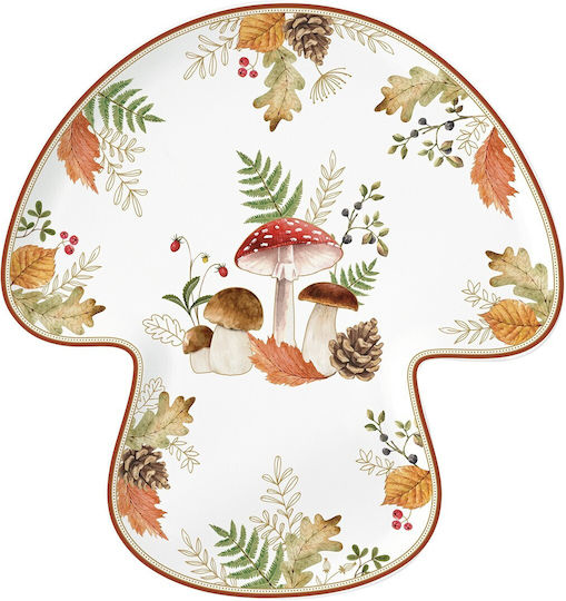 Marva Plate Shallow made of Porcelain Multicolour with Diameter 29.5cm Marva Plate Shallow made of Porcelain Multicolour with Diameter 29.5cm