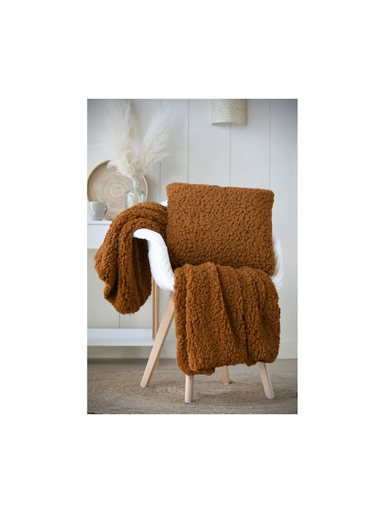 S-f Dudley Blanket Fleece Couch 130x150cm Roux