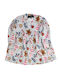 Kinderkleid Langärmelig Samt Gray