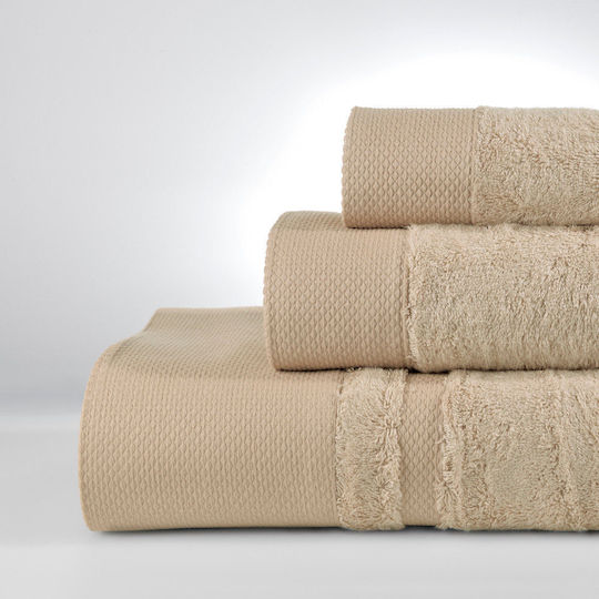 Down Town Home Handtuch-Set 3 Stück Rosa Beige Gewicht 600gr/m² Down Town Home Handtuch-Set 3 Stück Rosa Beige Gewicht 600gr/m²