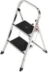 Folding Step Stool K70 Standardline Aluminum 2 Steps Safety Handle