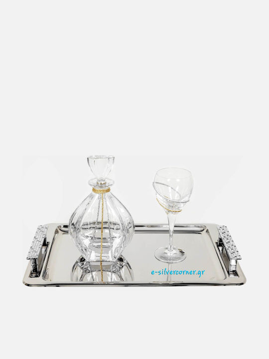 Best Man Set made of Silver Silver 3pcs