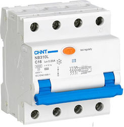 Întrerupător automat Chint Rcbo Nb310l/3n 3p+n C20 30ma A 6ka Nb310l3pn30maa20c