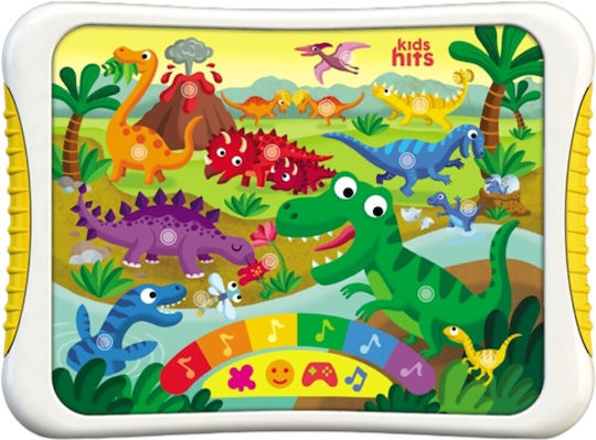 Kids Hits Dino Friends Electronic Kids Educational Laptop Tablet For Age 3 Plus