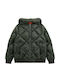 Kids' Bomber with Hood Khaki