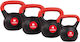 Toorx Kettlebell din PVC 8kg Roșu