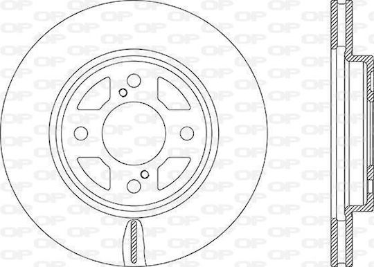 Open Parts Спирачен диск за Suzuki Балено