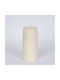 Decorative Candle Ecru 1pcs