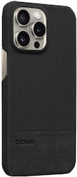 Piblue Umschlag Rückseite Schware (iPhone 15 Pro) Piblue Umschlag Rückseite Schware (iPhone 15 Pro)