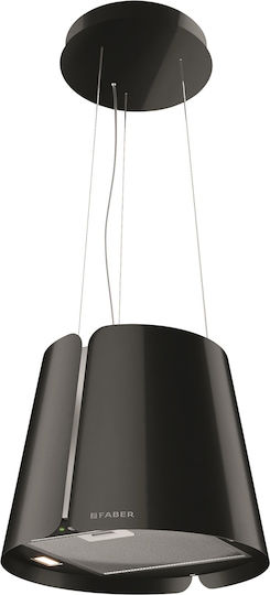 Faber Beat BK Island Vent Hood 45cm Black
